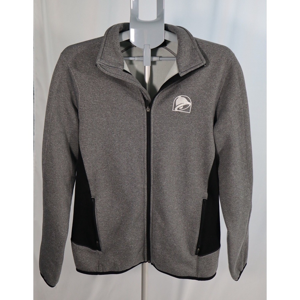 Taco Bell Eddie Bauer Full Zip Grey Men's Medium Jacket
